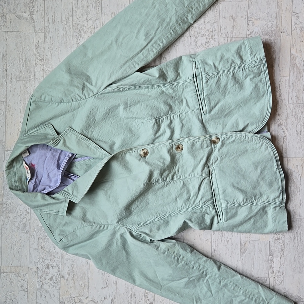 L.L. Bean Woman's Medium Blazer Mint Green